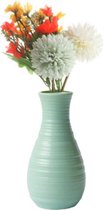 ZijTak - Vaas - Pastel - Nordic style - Plastiek - Onbreekbaar - Mint groen - Type 3