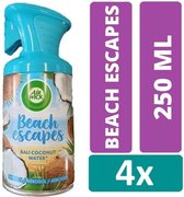 Air Wick Pure Beach Bali Coconut 4 x 250 ml Voordeelbundel