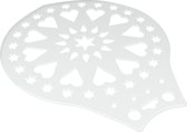 Metaltex Taartschep En Versiersjabloon 28 Cm Zilver