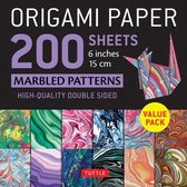 Origami Paper 200 sheets Marbled Patterns 6  (15 cm): Tuttle Origami Paper