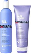 Pack DUO de la gamme Milk_shake Silver Shine (Shampooing + Soins)