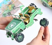 3D puzzel | Jeep puzzel | 3D puzzel voor kinderen | 24 stuks | 3D puzzel gebouw