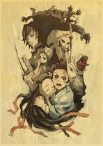 Kimetsu no Yaiba Demon Slayer Vintage Collection Anime Manga Poster 42x30cm