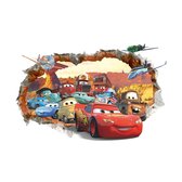 Muursticker Cars - Kinderkamer - Jongenskamer - Muurdecoratie - Wandsticker - Sticker Voor Kinderen 50×70CM