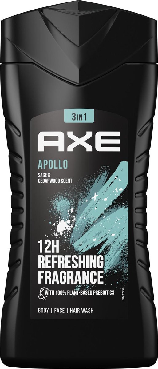 Axe Apollo Showergel 6 x 250 ml Voordeelverpakking