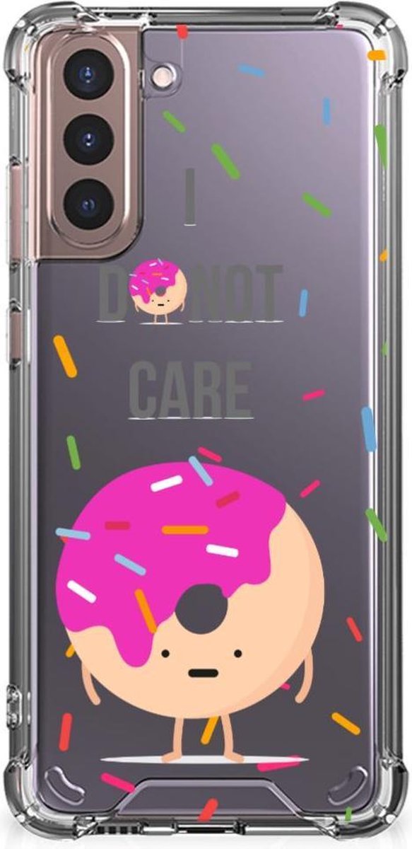 Samsung Galaxy S21 Plus Beschermhoes Donut Roze