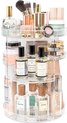 foto van Tranquil Abode Make Up Organizer Transparant - 360 Graden Roterende Displaystandaard - Sieradendoos - Makeup & Nagellak Organizer - Make Up Koffer - Acryl