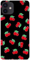 ADEL Siliconen Back Cover Softcase Hoesje Geschikt voor iPhone 12 Mini - Fruit