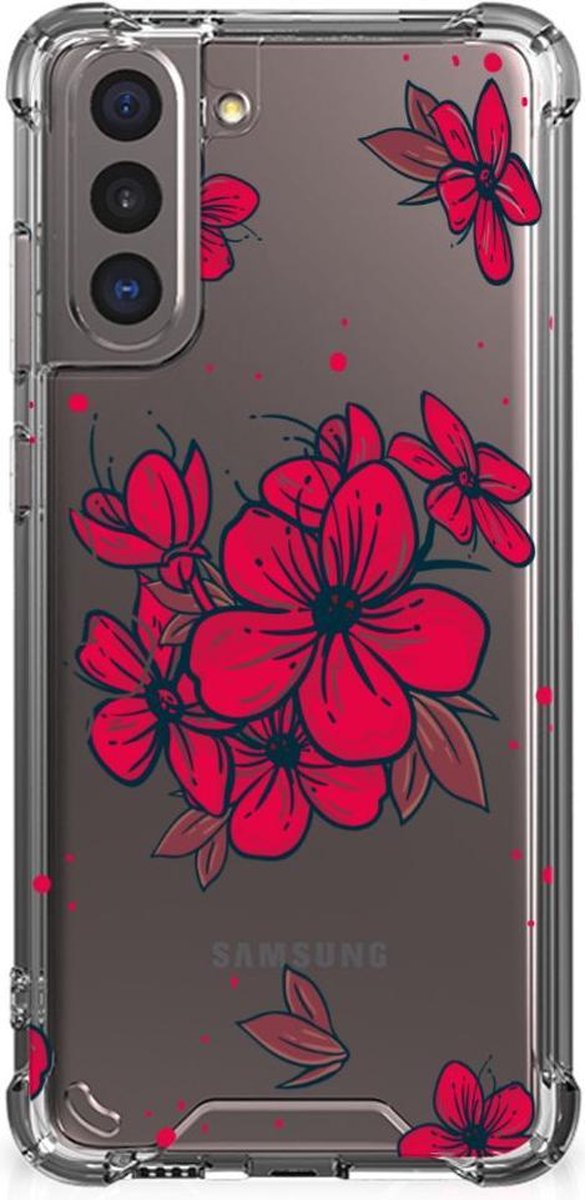 Samsung Galaxy S21 Case Blossom Red