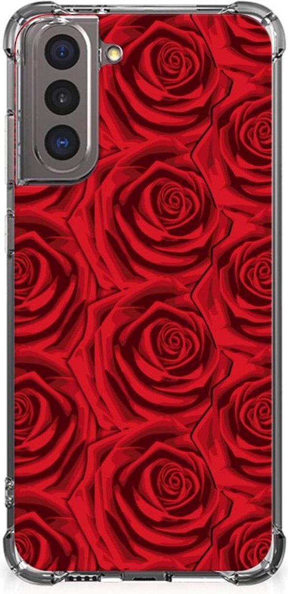 Samsung Galaxy S21 Case Red Roses