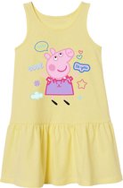 Gele zomerse jurk van Peppa Big maat 110