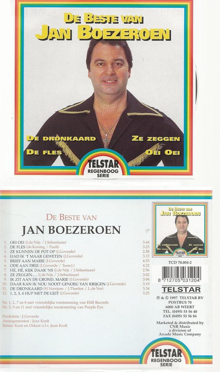 De Beste Van Jan Boezeroen - CD
