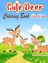 Cute Deer Coloring Book
