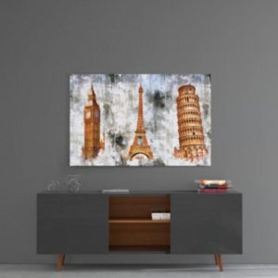 Towers Trio Glass schilderi 110x70 cm