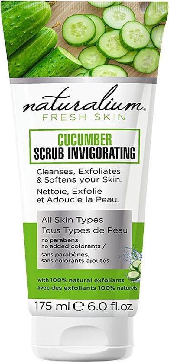 Exfoliërende Crème Cucumber Naturalium (175 ml)