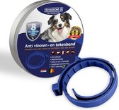 Vlooien- en tekenband | voor honden | blauw | 100% natuurlijk | zonder pesticiden | veilig voor mens en dier | milieuvriendelijk en effectief