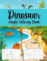 Dinosaur Jungle Coloring Book
