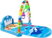 Babygym Dolphin - Babystartup - Babygym speeltjes - Speelmat - Speelkleed baby - Speeltapijt - Speelmat met boog - Muziek speelmat - Piano speelmat - 3-in-1 Muzikale Activity - Bla