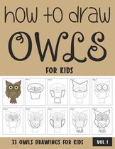 How to Draw Owls for Kids