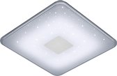 LED Plafondlamp - Nitron Sumoran - 30W - Aanpasbare Kleur - Dimbaar - Afstandsbediening - Vierkant - Mat Wit - Acryl