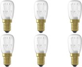CALEX - LED Lamp 6 Pack - Schakelbord T26 - E14 Fitting - 1W - Warm Wit 2100K - Transparant Helder