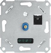 LED Dimmer - Nixi Dimo - Fase Afsnijding RC - Inbouw - Enkel Knop - 3-200W