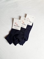 Meia Pata sokjes, 3 paar,  navy blauw