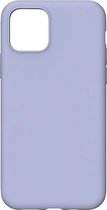 DrPhone IPS1 - Siliconen -  Beschermhoes - Anti Vingerafdruk - iPhone 11 - Paars