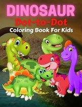 Dinosaur Dot To Dot Coloring Book For Kids