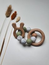 Bijtring baby - Lief, baby speelgoed, baby bijtring, baby rammelaar, kraamcadeau, babyshower