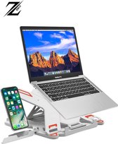 ZORIX®-Verstelbare Ergonomische Laptop/Notebook Standaard Universeel - Lichtgewicht laptop Apple Macbook Pro/Air, iPad, Asus, HP, ACER, Microsoft, Lenovo, Windows - Tablet Steun Opvouwbare St