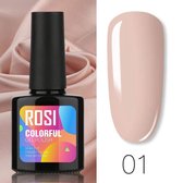 ROSI Gelpolish - Gel nagellak - Gellak - UV & LED - Roze 001 Blush Pink