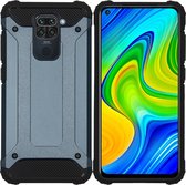 iMoshion Rugged Xtreme Backcover Xiaomi Redmi Note 9 hoesje - Donkerblauw