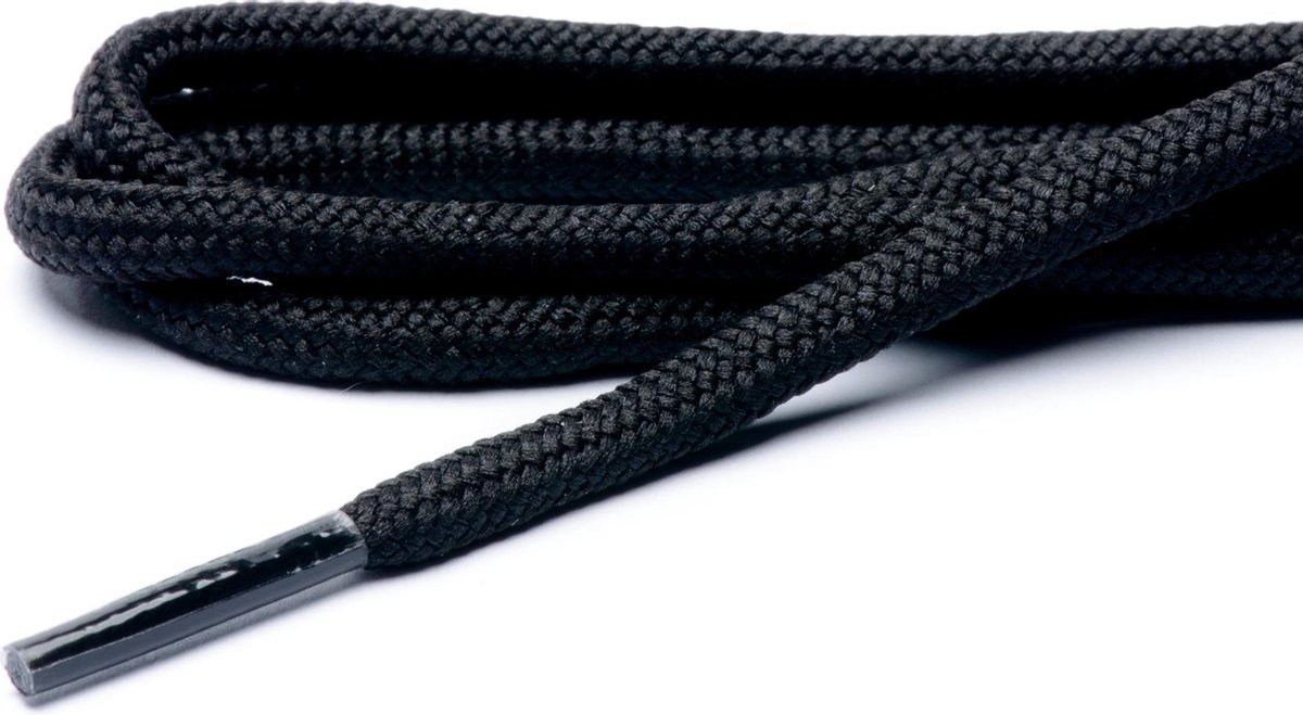 ARIESZZZ Schoenveters - Veters Rond - Veters 90 cm - Outdoor - Zwart - 90 cm - 5-7 gaatjes