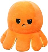 Grolla - Leuke Mini Pluche 2021 - Omkeerbare Octopus Octopus Oranje en Geele Moody Octopus Pluche