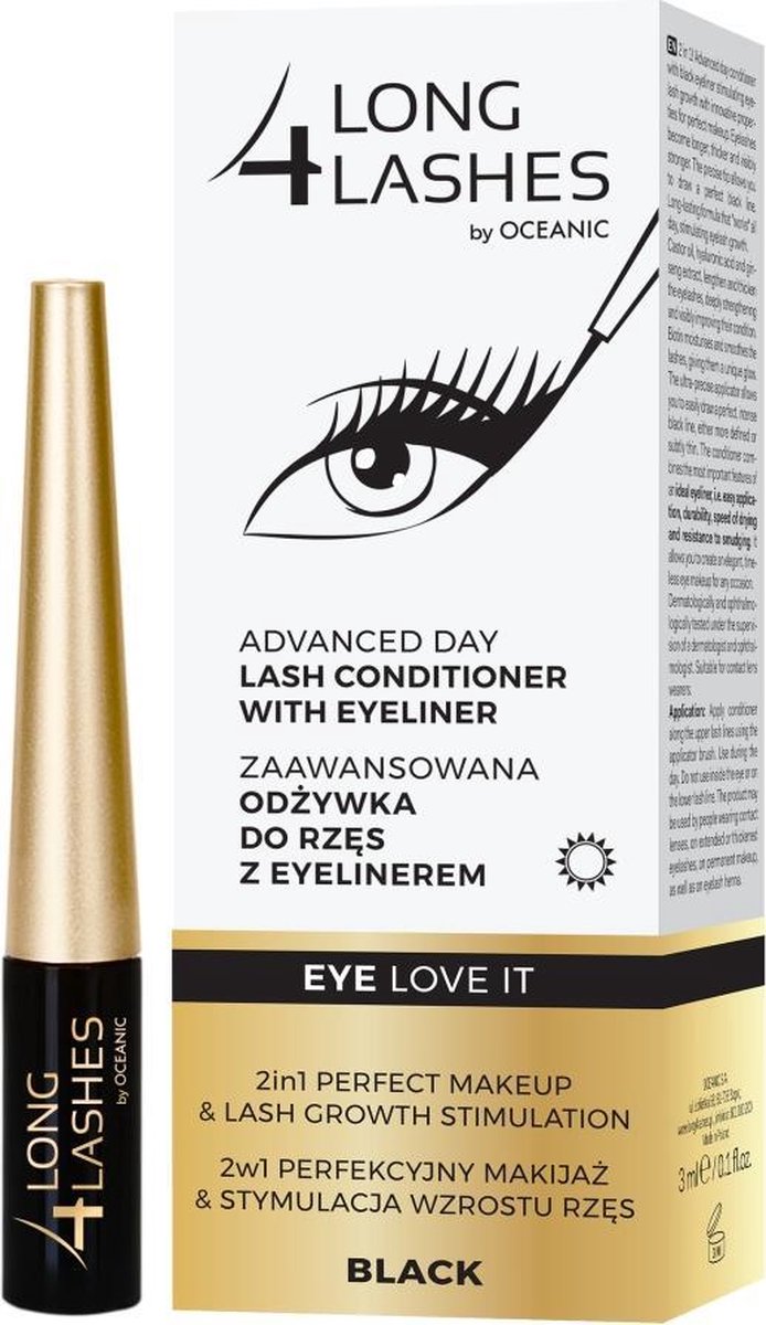 Eye Love It geavanceerde wimper conditioner met eyeliner Zwart 3ml
