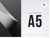 A5 Glans 2x125 micron laminineer plastificate cover (250 microns total) 100 pieces