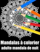Mandalas a colorier adulte mandala de nuit