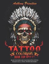 Tattoo Coloring Book for Adults