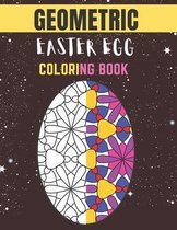 Geometric easter egg coloring book