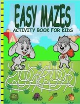 Easy Mazes Activity Book For Kids