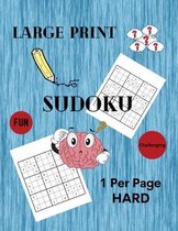 Large Print Sudoku 1 Per Page Hard