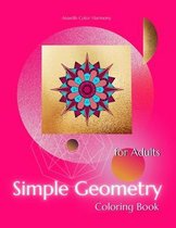 Simple Geometry for Adults Coloring Book