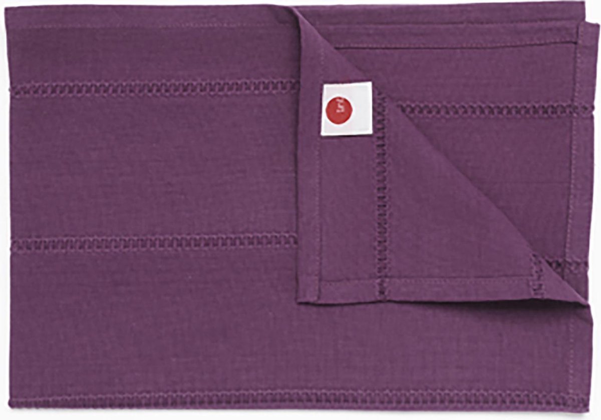 TINT AJOURE UNI TAFELLOPER UNI 50X150 PRUNE/PLUM