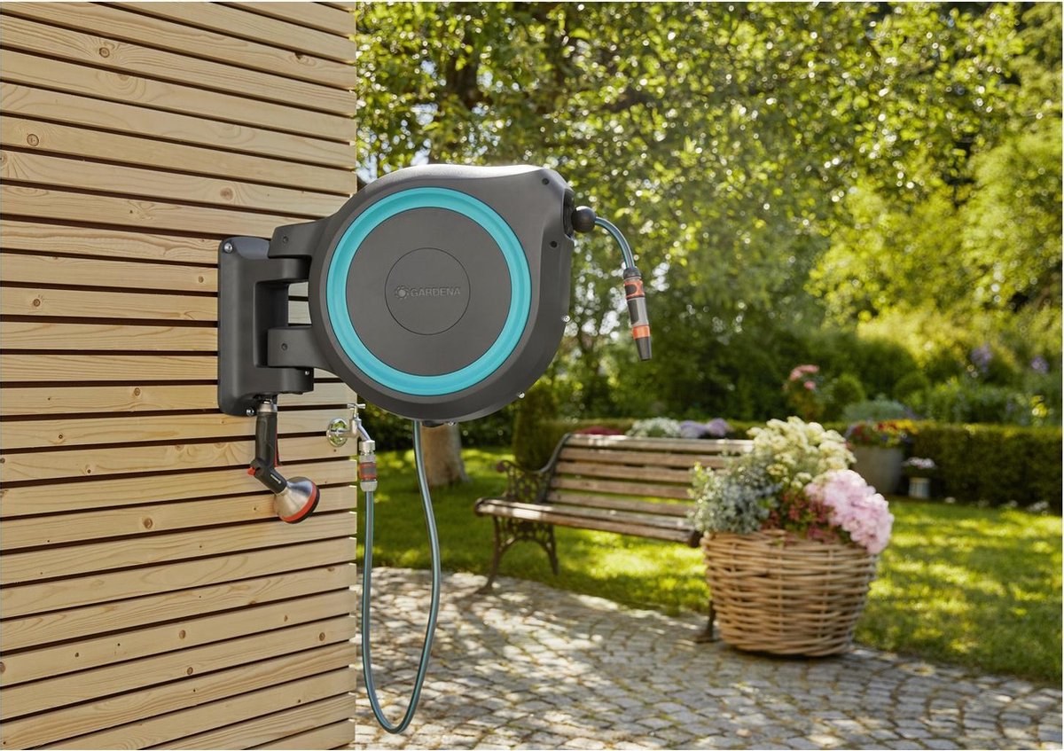 GARDENA RollUp M/L Slanghouder - Wandslangenbox - 25 meter - Ø 13 mm – foto 4