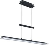 LED Hanglamp - Hangverlichting - Trinon Sena - 18W - Aanpasbare Kleur - Rechthoek - Mat Zwart - Aluminium