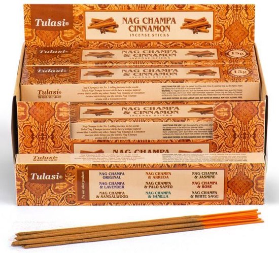 Tulasi Nag Champa & Cinnamon wierook