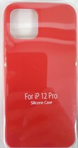 TF Cases | Apple iPhone 12 pro | Rood| silicone| back hoesje | High Quality | Comfortabel
