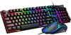 foto van Gaming Combo Set - Mechanische Toetsenbord & Muis -  Mechanical Keyboard -   Mechanische Gevoel Toetsenbord - LED RGB Verlichting - Bedraad - QWERTY - Computer - Zwart