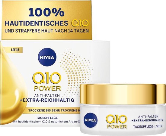 NIVEA Q10 Power 60+ Anti-wrinkle + Replenishing Day Cream Dagcrème Gezicht 50 ml